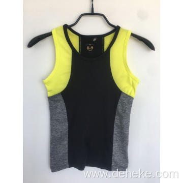 Girl's sport colour contract vest